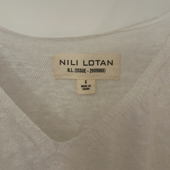 Nili Lotan. 100% linen camisole. Size small. - Picture 3 of 5
